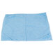 A blue Unger SmartColor microfiber towel with a white border.