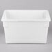 A white rectangular Choice plastic food storage box with a lid.