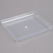A clear plastic case with a disc lid for a Vollrath Straw Boss tray.