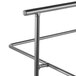 A Clipper Mill iron powder coated 2 tier square riser with metal bars.