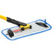 A Rubbermaid HYGEN 11" Microfiber Wet Mop with a yellow handle.