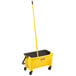 A Rubbermaid mop bucket with a handle.
