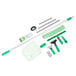 A Unger ErgoTec window cleaning kit with green tools including a squeegee and mop.