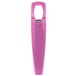 A Franmara pink plastic corkscrew and bottle opener with silver accents.