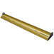 A long yellow tube with holes: Hatco Glo-Rite 72" curved display light in gleaming gold.