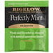 A green and black Bigelow Tea packet with white text.