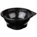 A black Fabri-Kal SideKicks bowl with a white background.