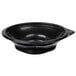 A black Fabri-Kal SideKicks bowl with a plastic lid.