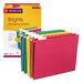 A box of Smead letter size hanging file folders.