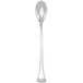 A silver Chef & Sommelier stainless steel iced tea spoon with a long handle.
