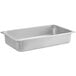 A Hatco stainless steel food pan on a counter.