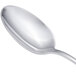 A silver Chef & Sommelier Renzo teaspoon with a long handle.
