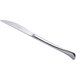 A Chef & Sommelier stainless steel dinner knife with a solid silver handle.
