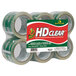 A package of 6 clear duck® heavy-duty carton packaging tape rolls.