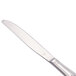 A Libbey stainless steel dinner knife with a fluted handle.