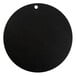 An Epicurean slate round pizza board with a hole in the middle.