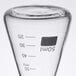 An American Metalcraft Erlenmeyer Flask glass with a measurement on it.