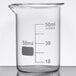 An American Metalcraft beaker glass with a 50 mL capacity.