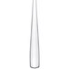 An Arcoroc stainless steel serving fork with a pointed tip and a white background.