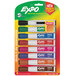 A package of Expo chisel tip magnetic dry erase markers in assorted colors.