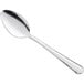 A Choice Windsor stainless steel spoon with a silver handle.