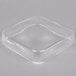 A clear square glass lid.