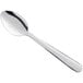 A Choice Windsor stainless steel teaspoon with a silver handle.