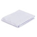 A folded white protective vinyl cover on a white background.
