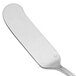 A silver Chef & Sommelier stainless steel butter spreader with a white handle.