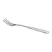 A Choice Delmont stainless steel oyster fork with a silver handle.