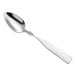A Choice stainless steel teaspoon with a silver handle.