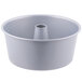 A round steel Wilton Angel Food cake pan with a hole in the bottom.