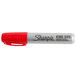 A red Sharpie King Size marker with a silver cap.