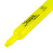 A Sharpie yellow highlighter with chisel tip.