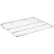 A stainless steel Cooking Performance Group oven rack with a wire grid.