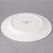 A white Villeroy & Boch porcelain plate with a white rim.