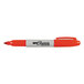 A red Sharpie Fine Point marker with the word Sharpie on it.