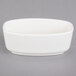 A white Villeroy & Boch porcelain sugar bowl with a small rim.