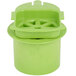 A green plastic container with a Matfer Bourgeat Wedger inside.