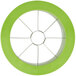 A green circular Matfer Bourgeat Prep Chef Wedger Corer / Segmenter.
