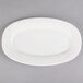 A white porcelain Villeroy & Boch oval platter.