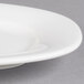 A Villeroy & Boch white porcelain oval platter with a small rim.