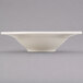 An Ivory (American White) china bowl with an embossed rim.