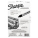 A package of 4 Sharpie King Size black permanent markers.