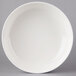 A Villeroy & Boch white porcelain salad bowl with a rim.