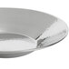 An American Metalcraft stainless steel serving bowl with a hammered rim.