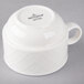 A Villeroy & Boch white porcelain cup with a handle.