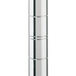 A stainless steel Metro Super Erecta upper front post.