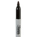 The black and white label of a Sharpie Extreme Black Fine Point Permanent Marker.
