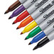A close-up of several Sharpie markers in different colors.